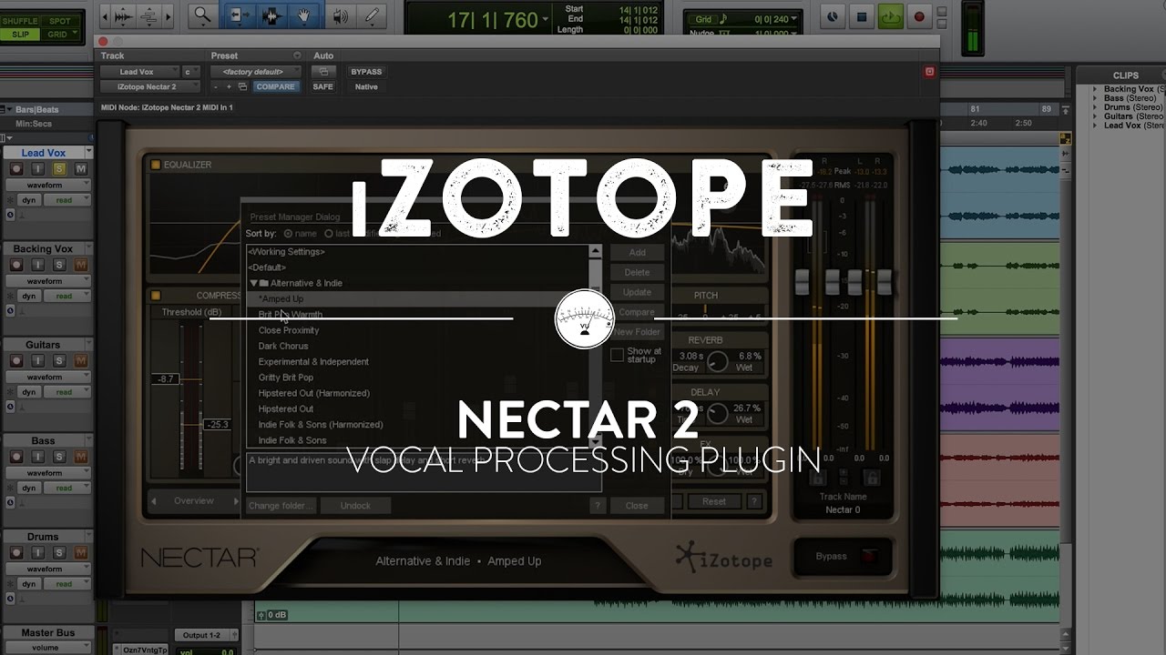 Izotope nectar 2 production suite
